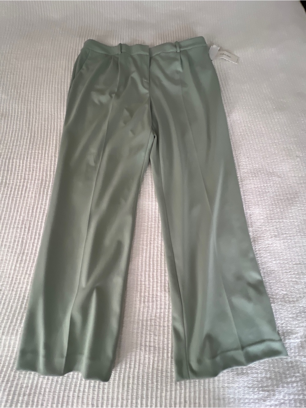 Calvin Klein Women’s Sage Green Wide-Leg Pants Size 16W - NWT